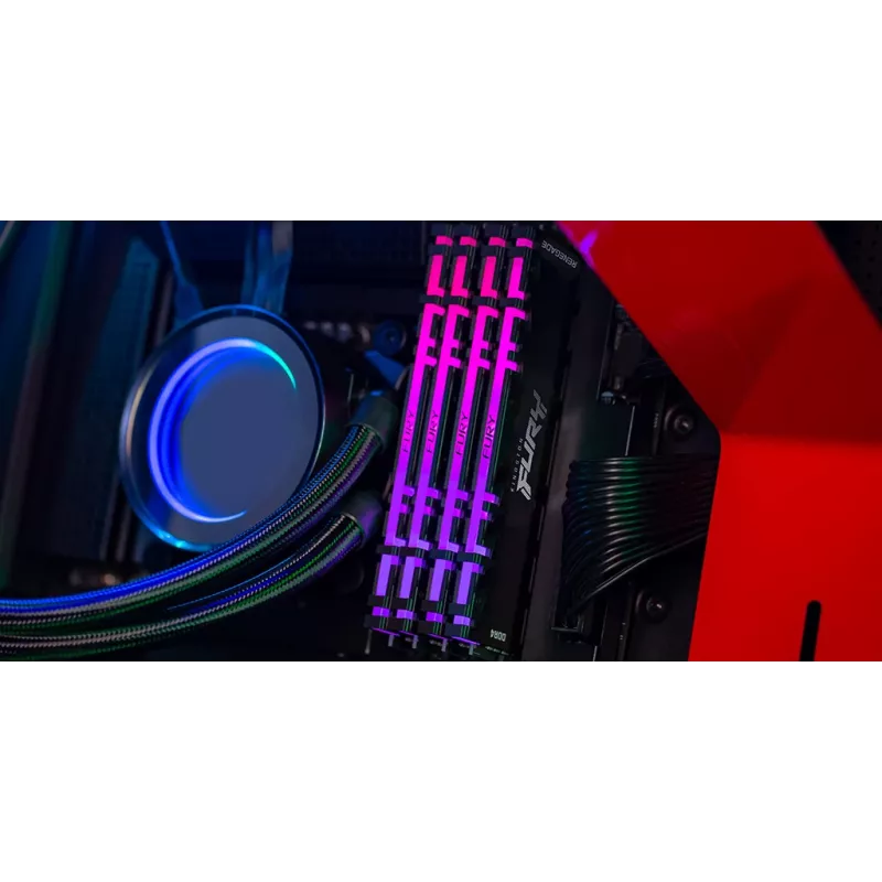 Kingston Technology FURY 32GB 3600MT/s DDR4 CL16 DIMM (Kit of 2) 1Gx8 Renegade RGB