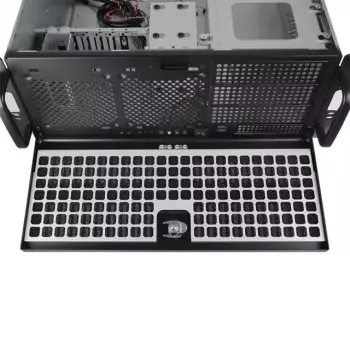 Chieftec UNC-409S-B-OP 4U Rackmount Server Chassis, 482mm Depth, ATX/Micro-ATX, Black, 400W PSU Included