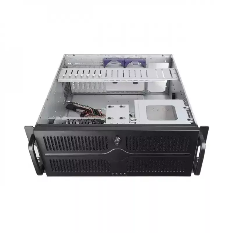Chieftec UNC-409S-B-OP 4U Rackmount Server Chassis, 482mm Depth, ATX/Micro-ATX, Black, 400W PSU Included