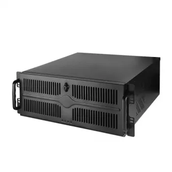 Chieftec UNC-409S-B-OP 4U Rackmount Server Chassis, 482mm Depth, ATX/Micro-ATX, Black, 400W PSU Included