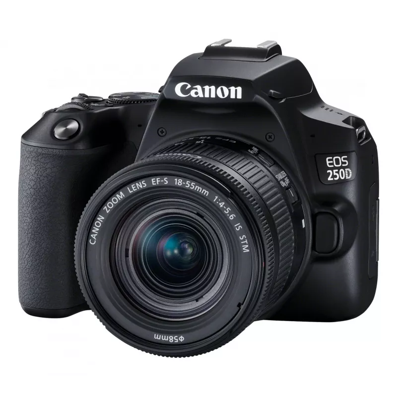Canon EOS 250D+EF-S 18-55mm SLR Camera Kit 24.1 MP CMOS 6000 x 4000 pixels Black