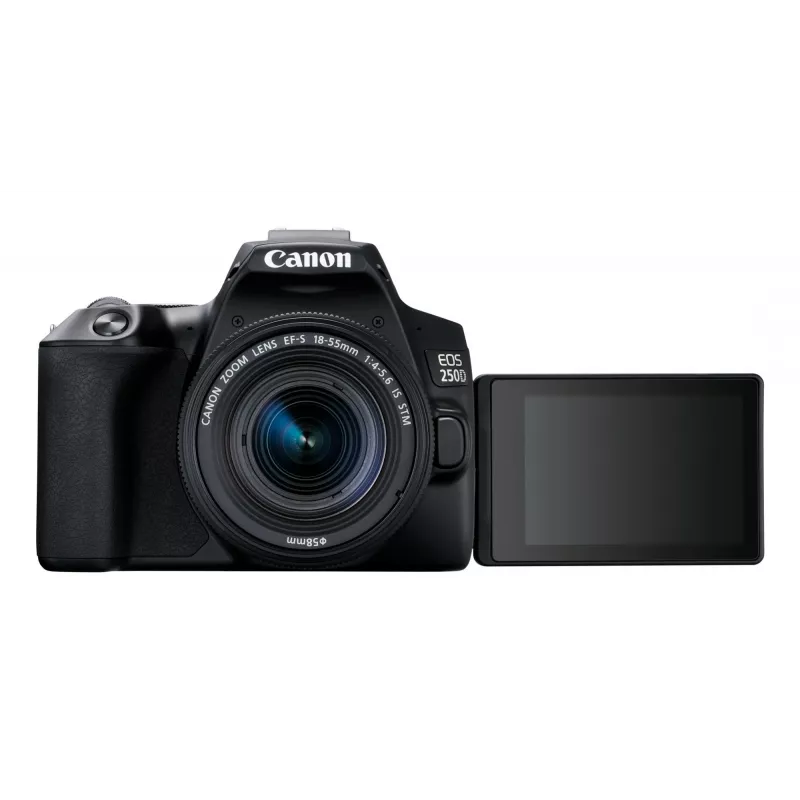 Canon EOS 250D+EF-S 18-55mm SLR Camera Kit 24.1 MP CMOS 6000 x 4000 pixels Black