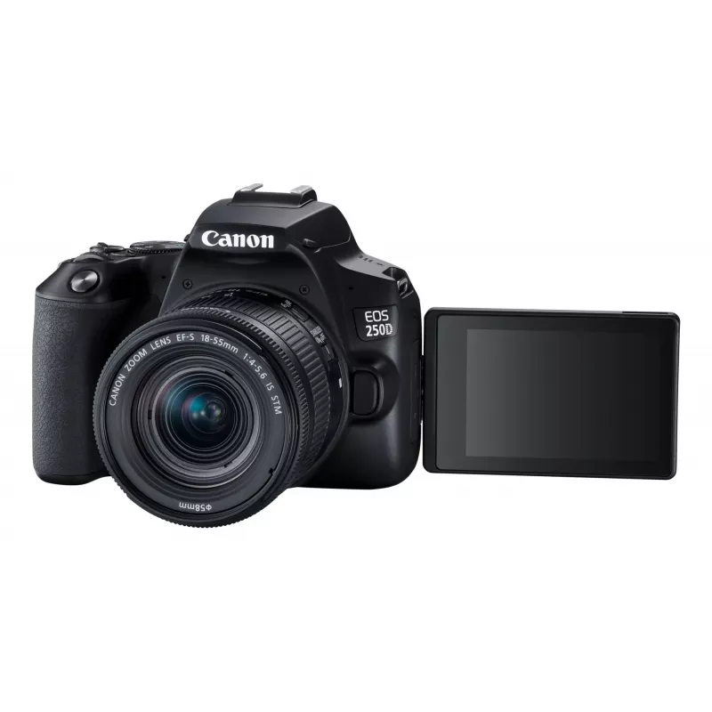 Canon EOS 250D+EF-S 18-55mm SLR Camera Kit 24.1 MP CMOS 6000 x 4000 pixels Black