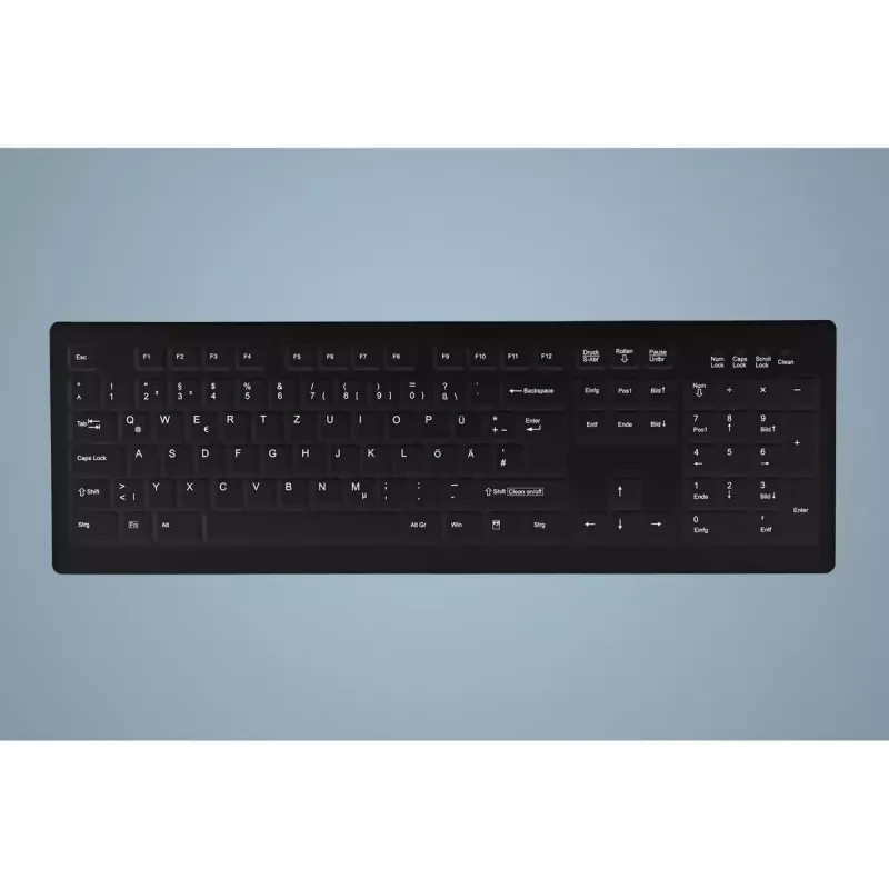 Contour Design Active Key AK-C8100 keyboard Medical RF Wireless QWERTZ German Black