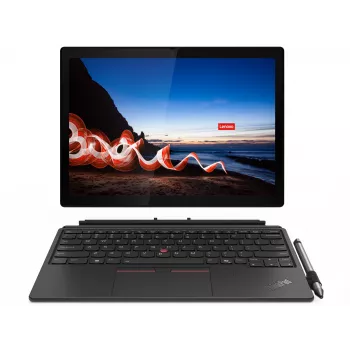 Lenovo ThinkPad X12 Detachable Gen 2 Intel Core Ultra 5 134U Hybrid (2-in-1) 31.2 cm (12.3 inch) Touchscreen Full HD+ 16 GB LPDDR5x-SDRAM 512 GB SSD Wi-Fi 6E (802.11ax) Windows 11 Pro German Black