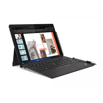 Lenovo ThinkPad X12 Detachable Gen 2 Intel Core Ultra 5 134U Hybrid (2-in-1) 31.2 cm (12.3 inch) Touchscreen Full HD+ 16 GB LPDDR5x-SDRAM 512 GB SSD Wi-Fi 6E (802.11ax) Windows 11 Pro German Black