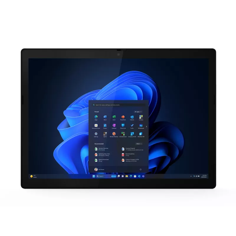 Lenovo ThinkPad X12 Detachable Gen 2 Intel Core Ultra 5 134U Hybrid (2-in-1) 31.2 cm (12.3 inch) Touchscreen Full HD+ 16 GB LPDDR5x-SDRAM 512 GB SSD Wi-Fi 6E (802.11ax) Windows 11 Pro German Black