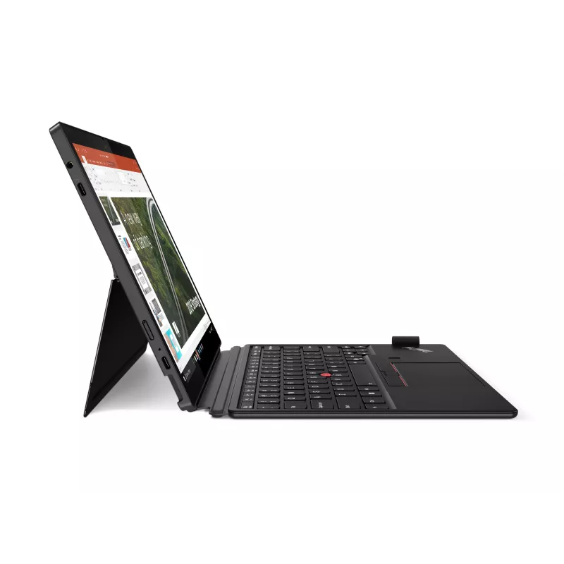 Lenovo ThinkPad X12 Detachable Gen 2 Intel Core Ultra 5 134U Hybrid (2-in-1) 31.2 cm (12.3 inch) Touchscreen Full HD+ 16 GB LPDDR5x-SDRAM 512 GB SSD Wi-Fi 6E (802.11ax) Windows 11 Pro German Black