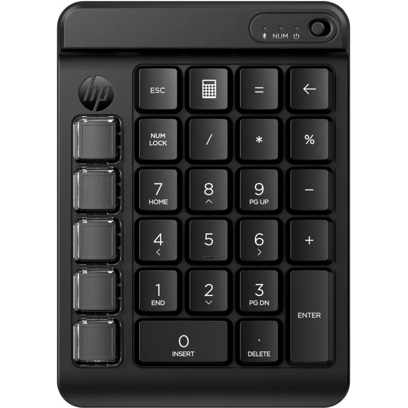 HP 435 Programmable Wireless Keypad, Bluetooth, Black