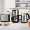 Braun PurShine WK102AI-WK1500BK electric kettle 1.7 L 2200 W Black, Stainless steel