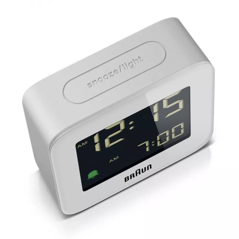 Braun BC08 Digital alarm clock White
