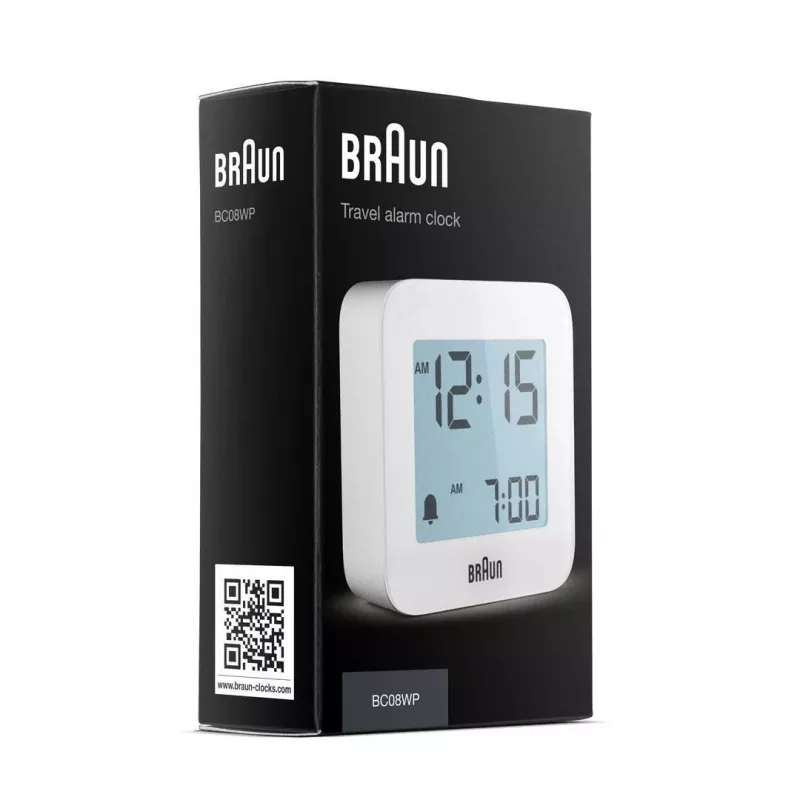 Braun BC08 Digital alarm clock White