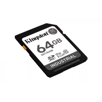 Flash Memory Kingston Technology 64GB SDXC UHS-I Industrial pSLC