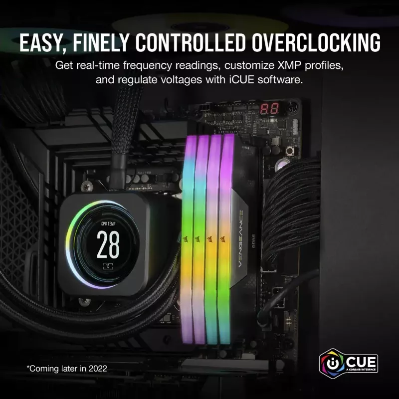 CORSAIR Memory 32GB DDR5 (2x16gb) Dram 7000mt/s CL34 Memory Kit Vengeance RGB Black