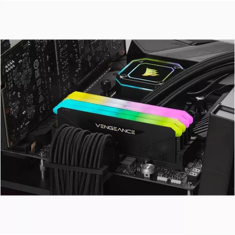 CORSAIR Memory 16GB DDR4 (1 X 16gb) Dram 3200MHz C16 Memory Kit Vengeance RGB Rs
