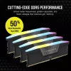 DIMM 128 GB DDR5-5600 (4x 32 GB) Quad-Kit, Arbeitsspeicher schwarz, CMH128GX5M4B5600C40, Vengeance RGB, INTEL XMP