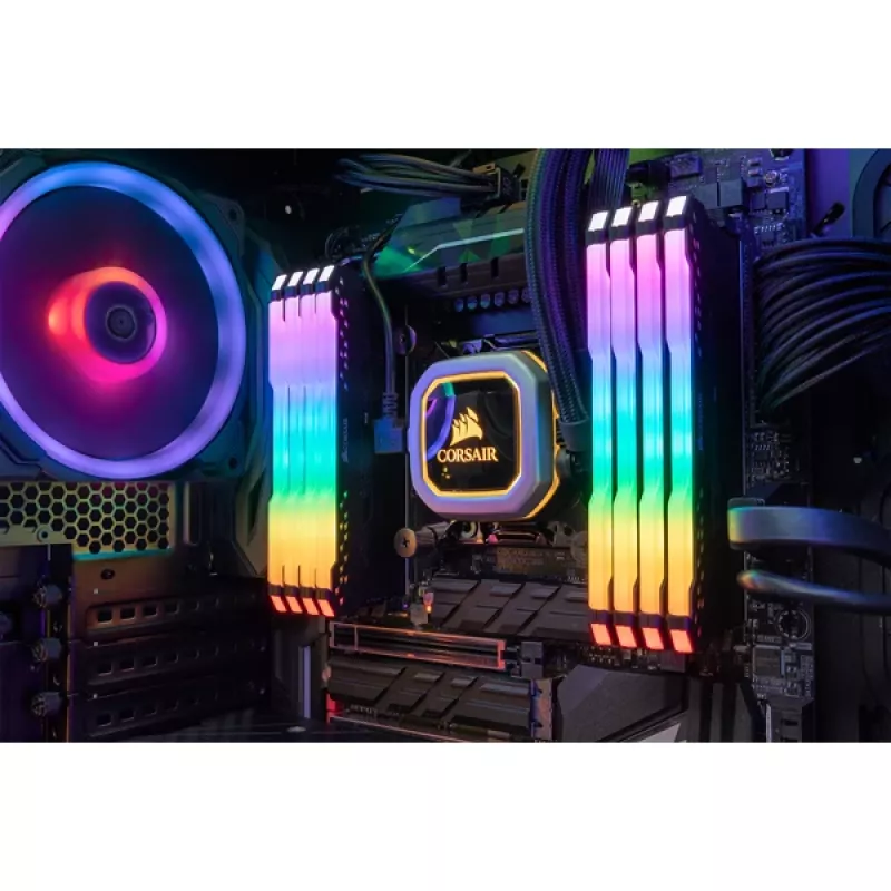 Corsair Vengeance RGB PRO 16GB (2x8GB) DDR4-2933 CL16 Memory Kit, Black