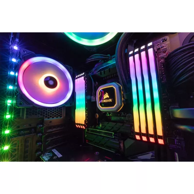 Corsair Vengeance RGB PRO 16GB (2x8GB) DDR4-2933 CL16 Memory Kit, Black