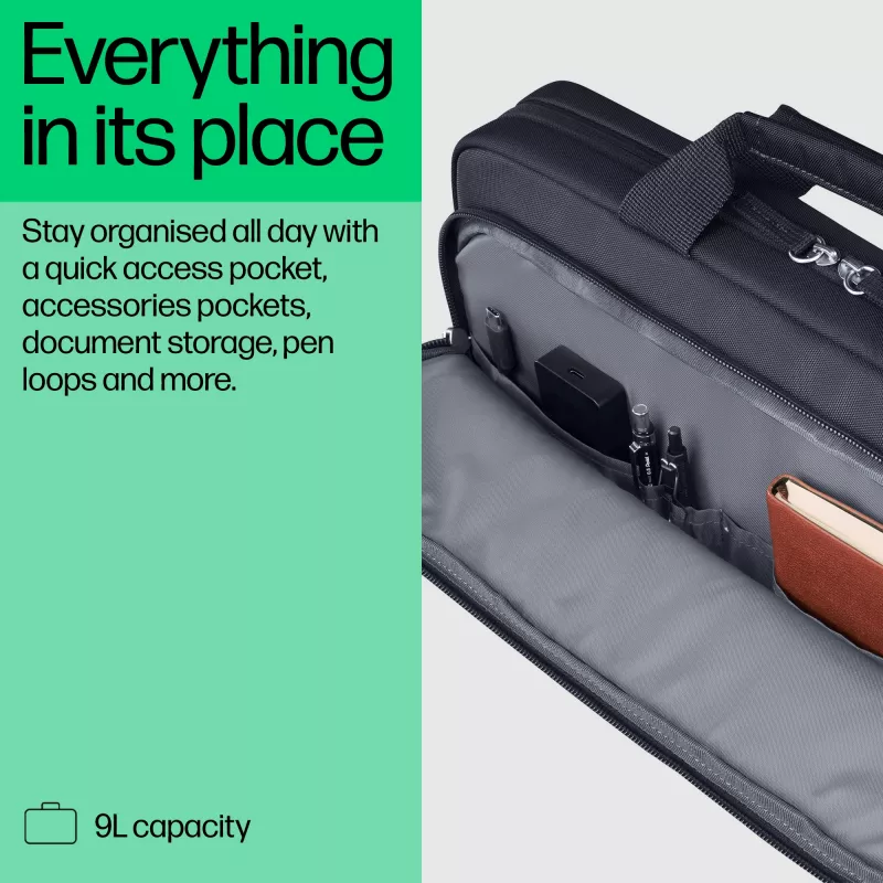 HP Everyday 14-inch Laptop Bag, Briefcase, 35.8 cm (14.1 inch), Shoulder strap, 440 g