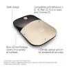 HP Z3700 Gold Wireless Mouse, Ambidextrous, Optical, RF Wireless, 1200 DPI, Gold