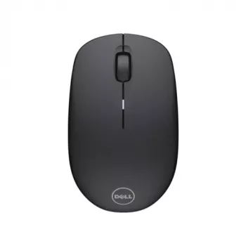 DELL Black Wireless Mouse-WM126, Ambidextrous, Optical, RF Wireless, 1000 DPI, Black