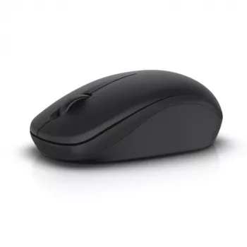 DELL Black Wireless Mouse-WM126, Ambidextrous, Optical, RF Wireless, 1000 DPI, Black