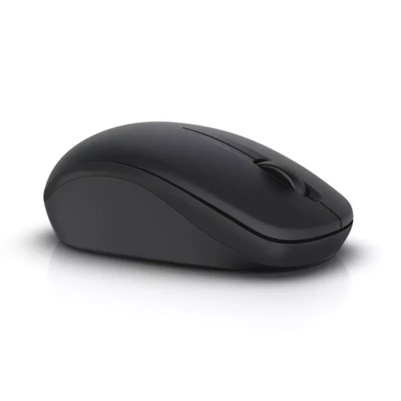 DELL Black Wireless Mouse-WM126, Ambidextrous, Optical, RF Wireless, 1000 DPI, Black