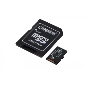 Kingston Technology 64GB microSDXC Industrial C10 A1 pSLC Card + SD Adapter