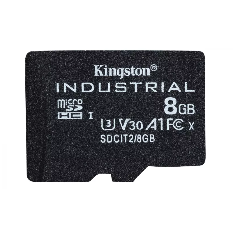 Kingston Technology 8GB microSDHC Industrial C10 A1 pSLC Card + SD Adapter