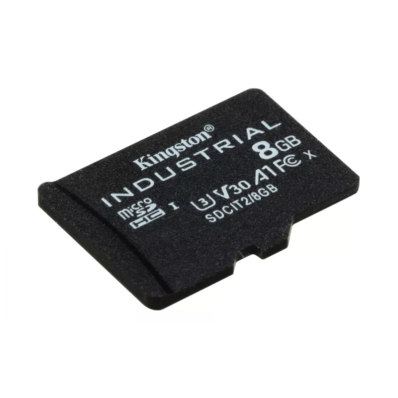 Kingston Technology 8GB microSDHC Industrial C10 A1 pSLC Card + SD Adapter