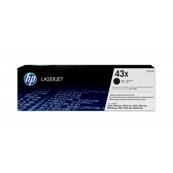 HP 43X High Yield Black Original LaserJet Toner Cartridge, 30000 pages, Black, 1 pc(s)