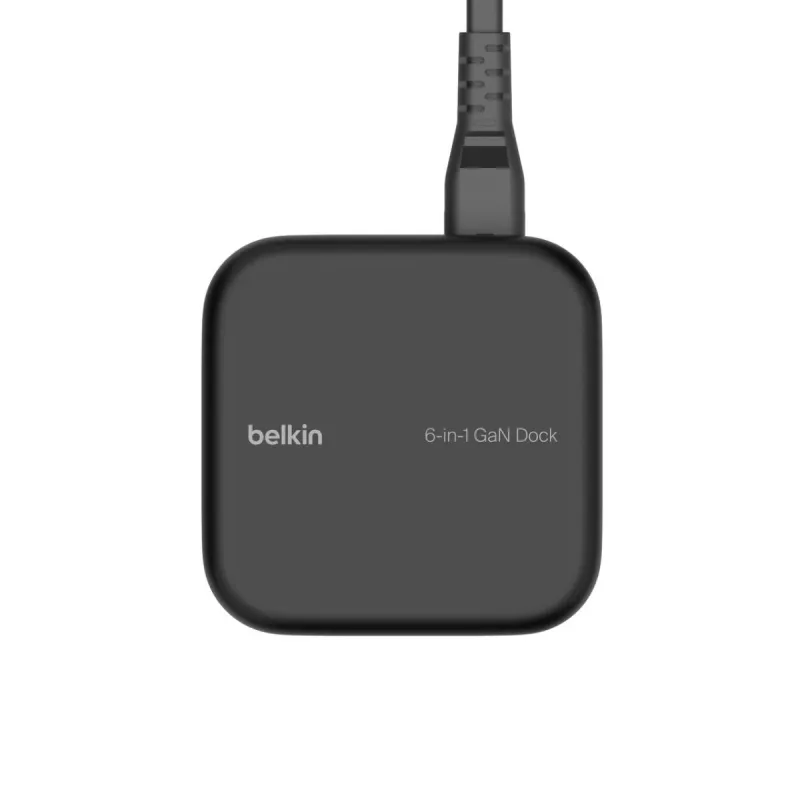 BELKIN USB-c 6-in-1 Core Gan Dock Black
