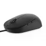 DELL Pro Wired Mouse - MS3220 - Black, Ambidextrous, Laser, USB Type-A, 3200 DPI, 2 ms, Black