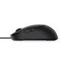 DELL Pro Wired Mouse - MS3220 - Black, Ambidextrous, Laser, USB Type-A, 3200 DPI, 2 ms, Black