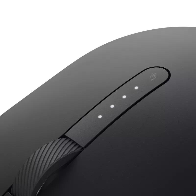 DELL Pro Wired Mouse - MS3220 - Black, Ambidextrous, Laser, USB Type-A, 3200 DPI, 2 ms, Black