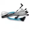 BROADCOM Cable X8 Sff-8654 To Two X4 Sff-8643 (mini-SAS Hd) 1m