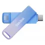 WESTERN DIGITAL SanDisk Creator Phone Drive - 128GB USB Stick - USB-C/Lightning - Blue
