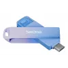 WESTERN DIGITAL SanDisk Creator Phone Drive - 128GB USB Stick - USB-C/Lightning - Blue