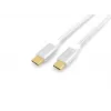 Equip USB 3.2 Gen 2 Type-C to C, M/M, 1 m, 5A, 1 m, USB C, USB C, USB 3.2 Gen 2 (3.1 Gen 2), 10 Gbit/s, Silver, White