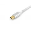 Equip USB 3.2 Gen 2 Type-C to C, M/M, 1 m, 5A, 1 m, USB C, USB C, USB 3.2 Gen 2 (3.1 Gen 2), 10 Gbit/s, Silver, White
