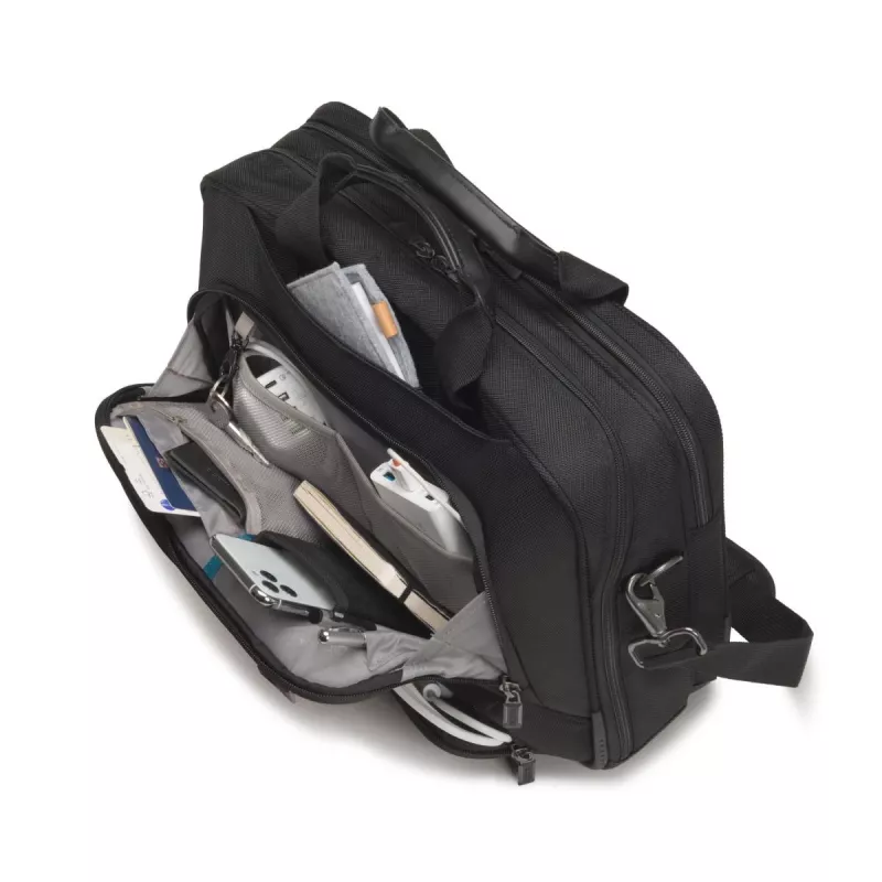 DICOTA Eco Top Traveler Pro - 15-17.3in Notebook Case - Black / 1680d Rpet Polyester