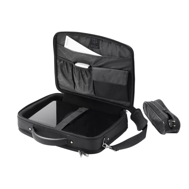 DICOTA Eco Multi Plus - 14-15.6in Notebook Case - Black / 600d Rpe Polyester