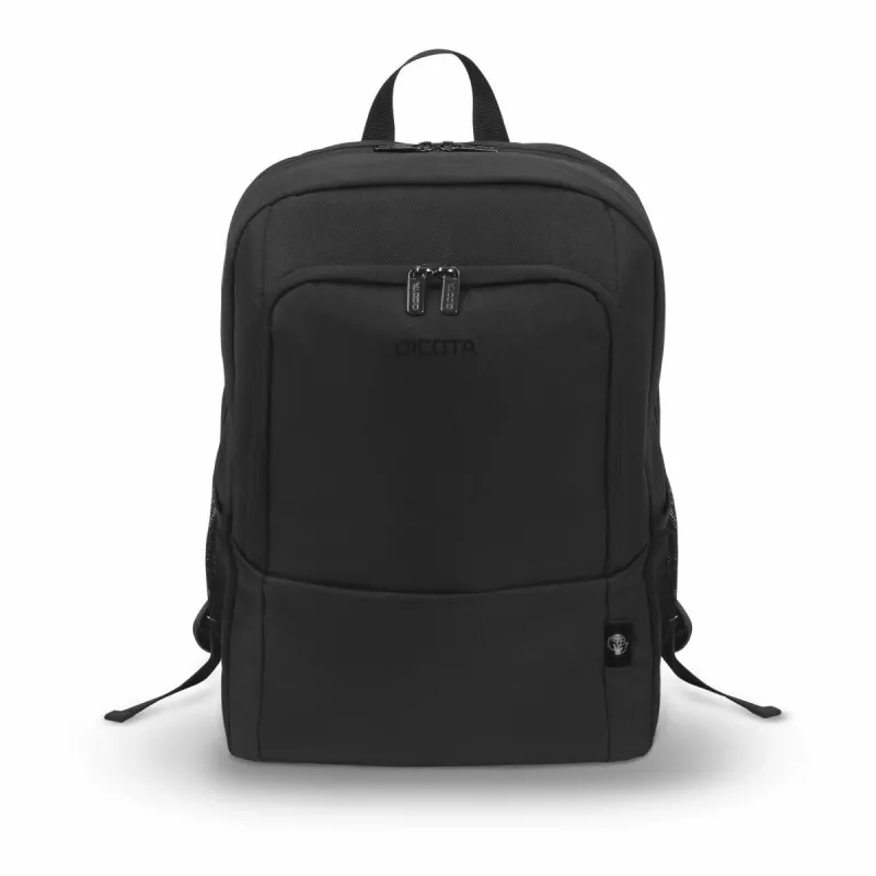 DICOTA Eco Backpack Base - 13-14.1in Notebook Backpack - Black / 300d Rpet Polyester