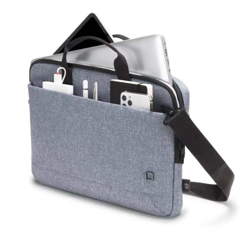 DICOTA Slim Eco Motion - 14-15.6in Notebook Case - Denim Blue / 600d Rpe Polyester