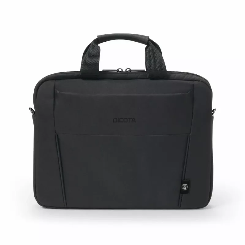 DICOTA Eco Slim Case Base - 15-15.6in Notebook Case - Black / 300d Rpet Polyester