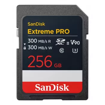 Flash Memory SanDisk Extreme PRO 256GB UHS-II SDSDXDM-256G-GN4IN
