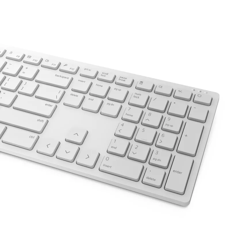 DELL KM5221W-WH Keyboard Mouse included Office RF Wireless QWERTZ German White