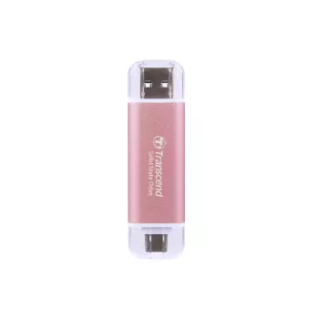 TRANSCEND Esd310p - 512GB Portable SSD - USB Type-a / USB Type-c - Pink