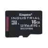 Kingston Technology 16GB microSDHC Industrial C10 A1 pSLC Card + SD Adapter