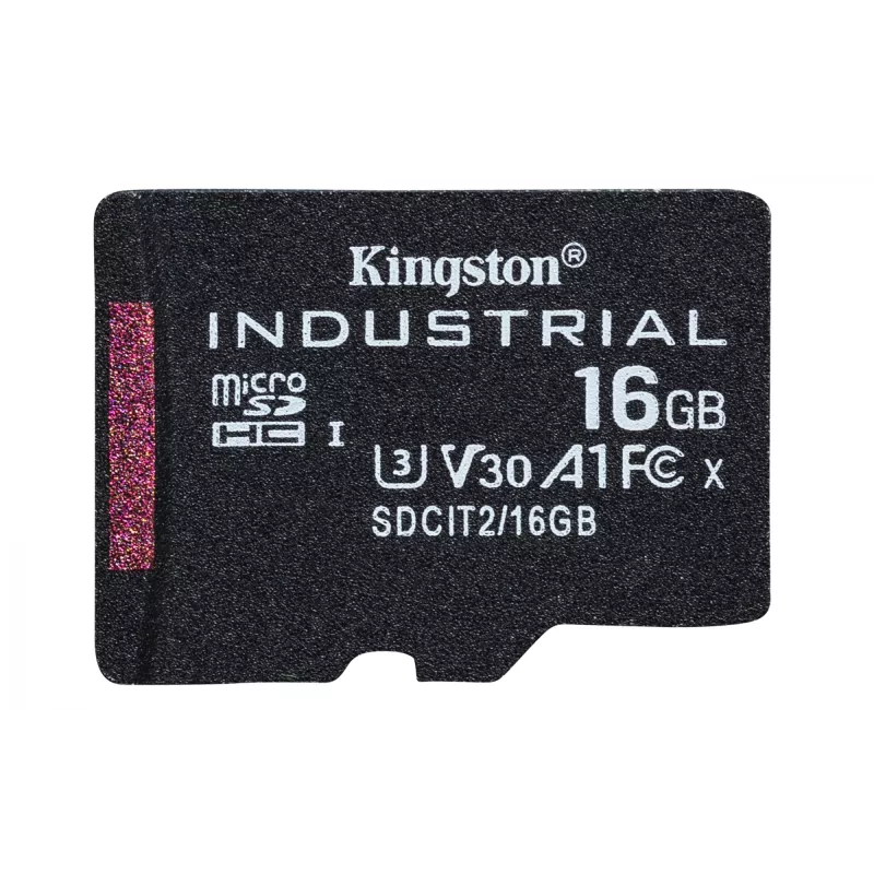 Kingston Technology 16GB microSDHC Industrial C10 A1 pSLC Card + SD Adapter